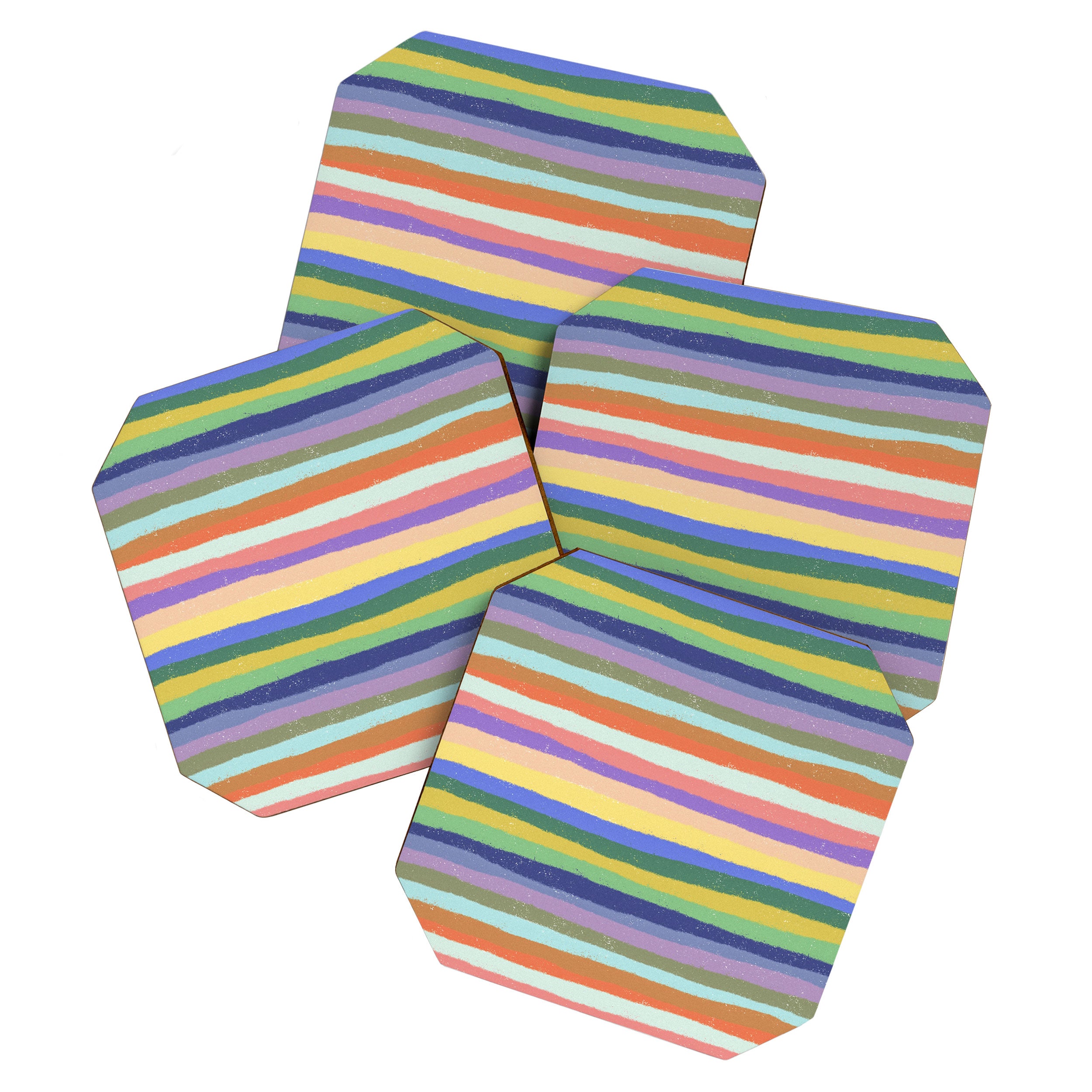 Bright stripes Coaster Gallery Image 1