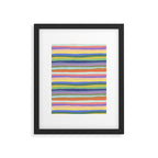 Bright stripes Framed Art Print Gallery Image 6