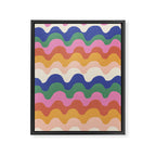 Bright waves Framed Canvas Print Gallery Image 8