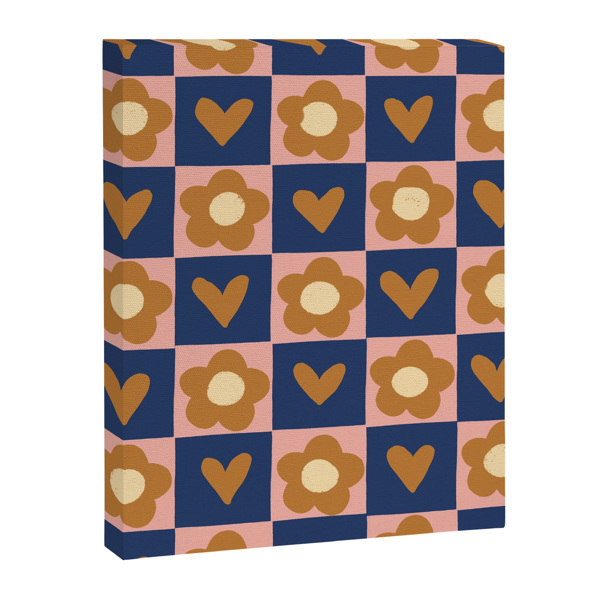 Brown and pink Canvas Print Gallery Image 8