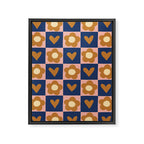 Brown and pink Framed Canvas Print Gallery Image 8
