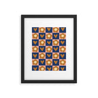 Brown and pink Framed Art Print Gallery Image 6