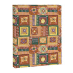 Brown Crochet Patchwork Canvas Print Gallery Image 8