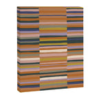 Brown striped pattern Canvas Print Gallery Image 8