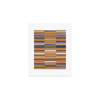 Brown striped pattern Art Print Gallery Image 1
