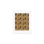 Brown tiles Art Print Gallery Image 1