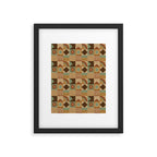 Brown tiles Framed Art Print Gallery Image 6