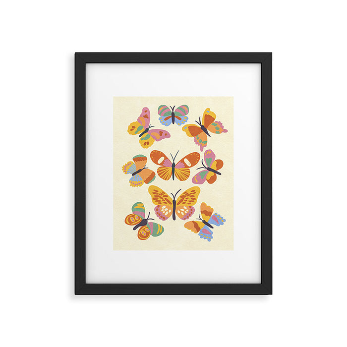 Butterflies Framed Art Print Gallery Image 1