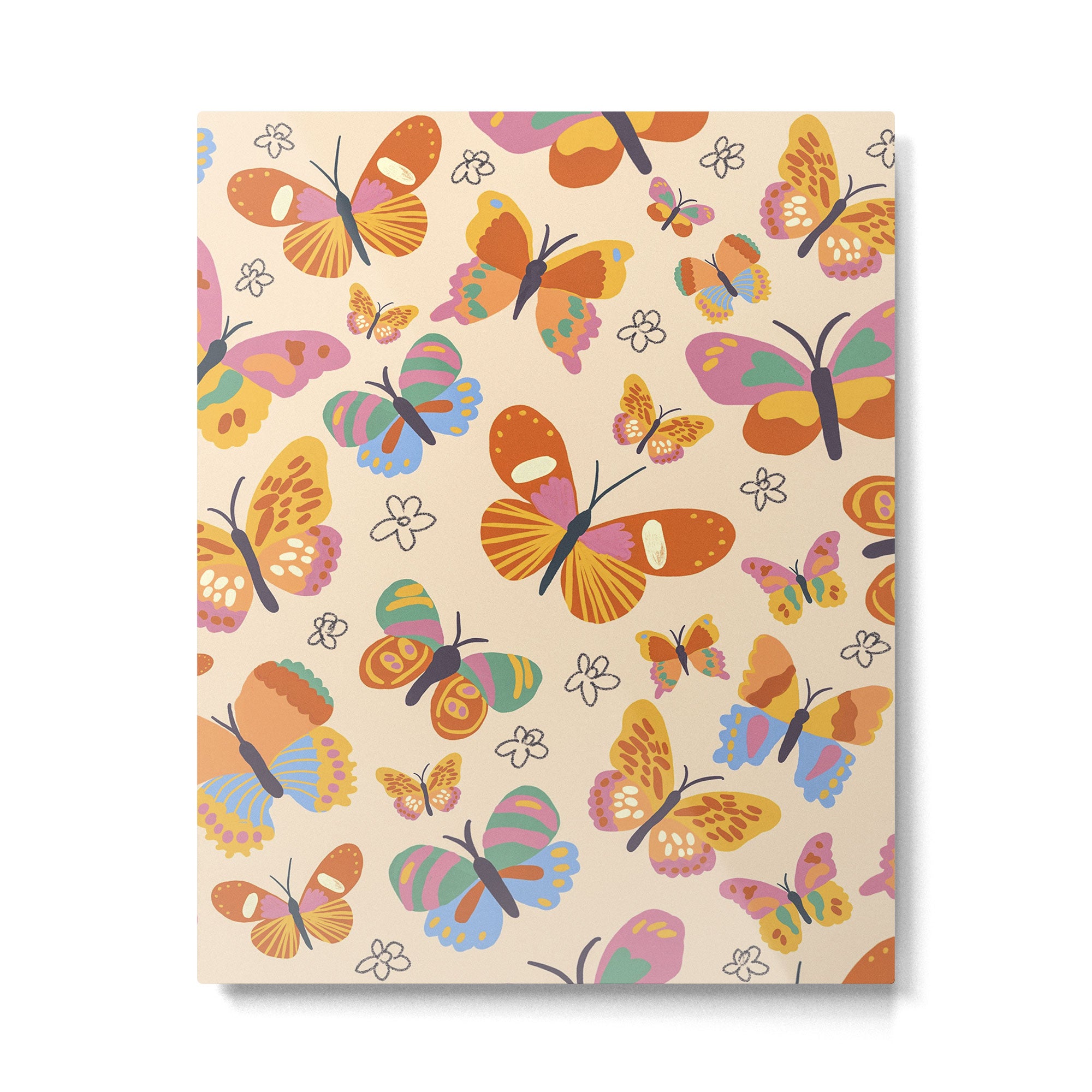 Butterflies Metal Print Gallery Image 6