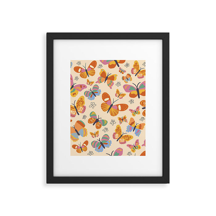 Butterflies Framed Art Print Gallery Image 1