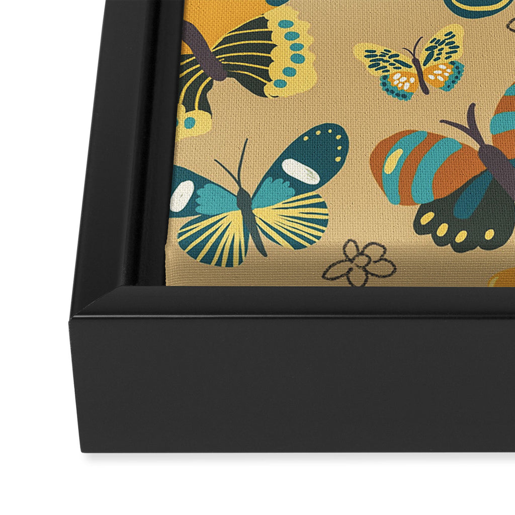 Butterflies#3 Framed Canvas Print Gallery Image 3