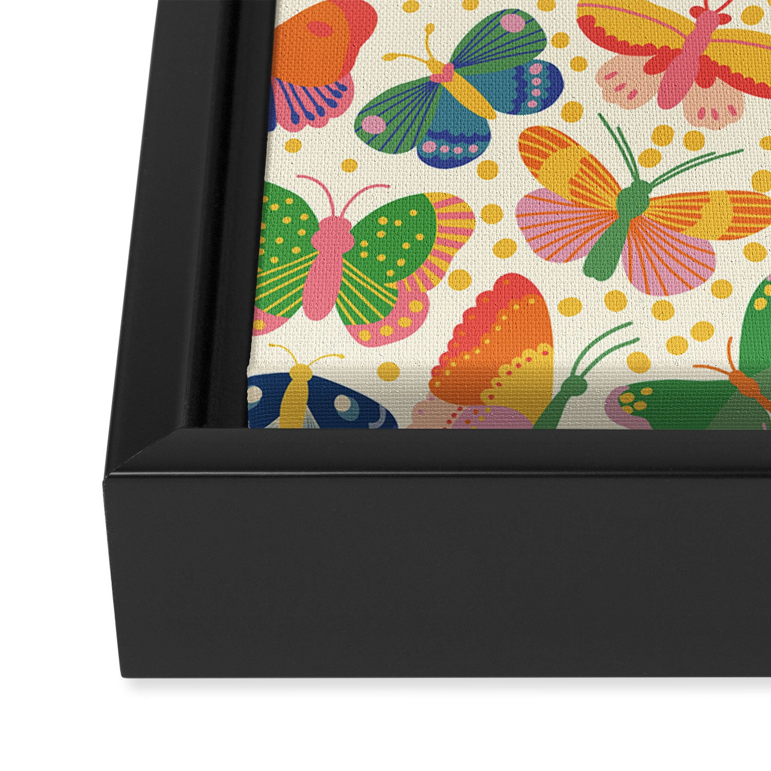 Butterfly world Framed Canvas Print Gallery Image 3