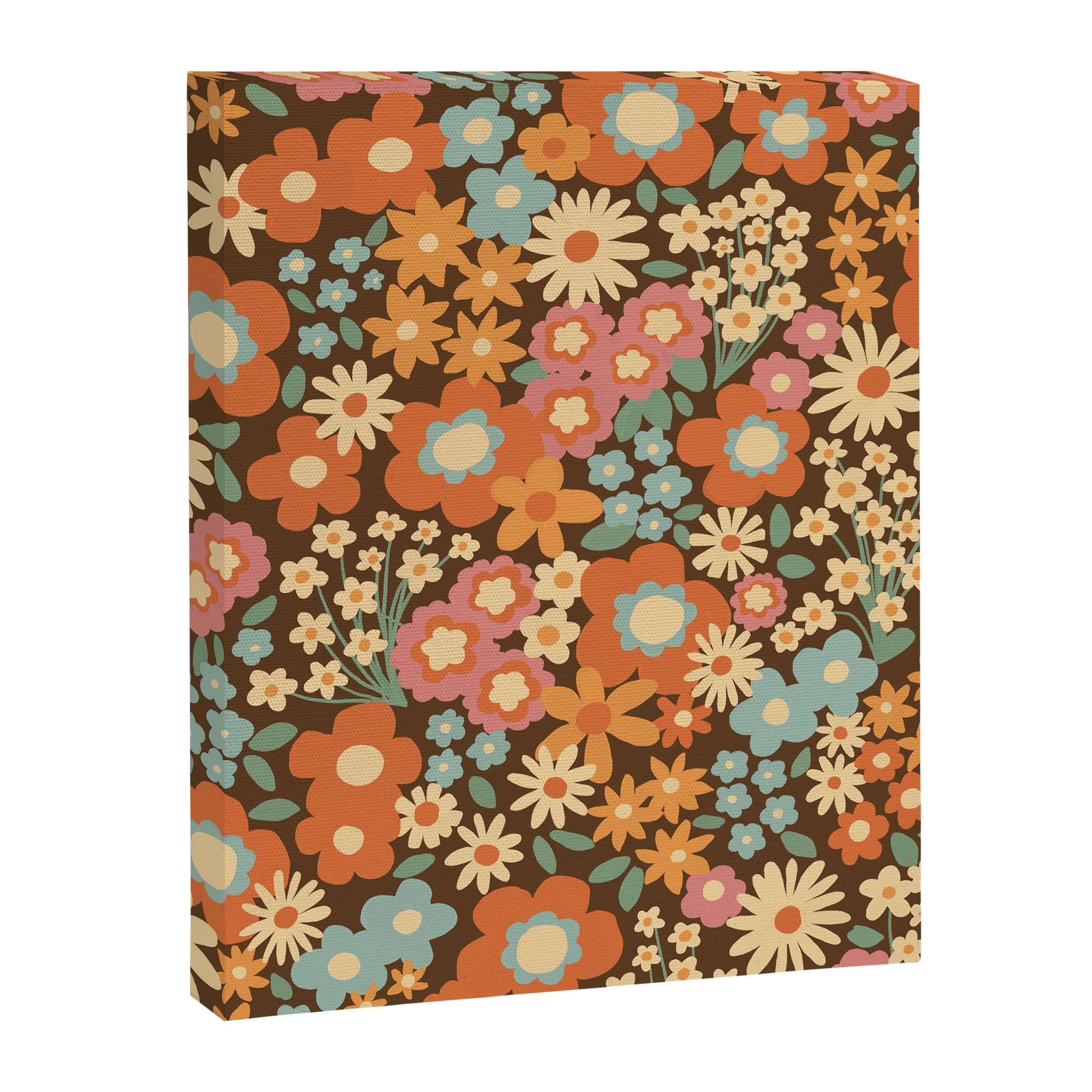 Calendulas and daisies Canvas Print Gallery Image 8