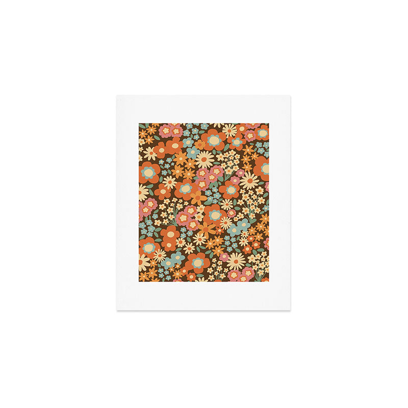 Calendulas and daisies Art Print Gallery Image 1