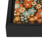 Calendulas and daisies Framed Canvas Print Gallery Image 3