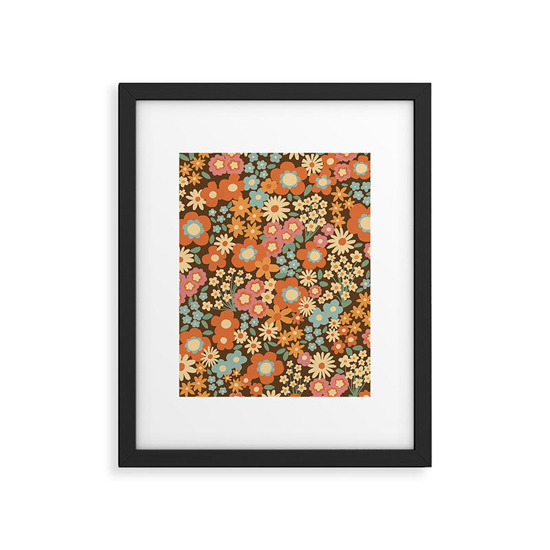 Calendulas and daisies Framed Art Print Gallery Image 6