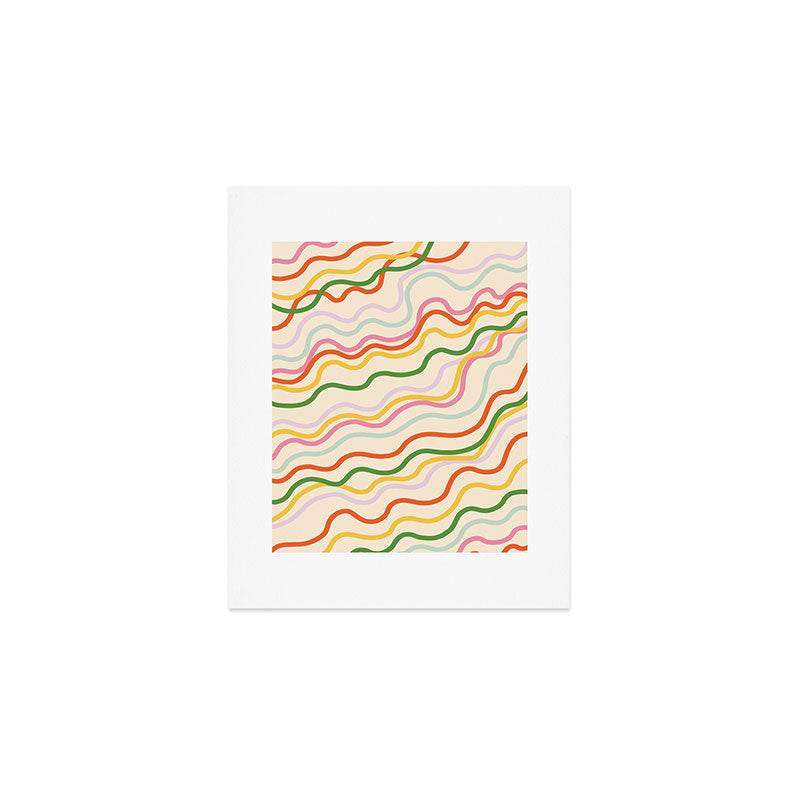 Candy lines Art Print Gallery Image 1