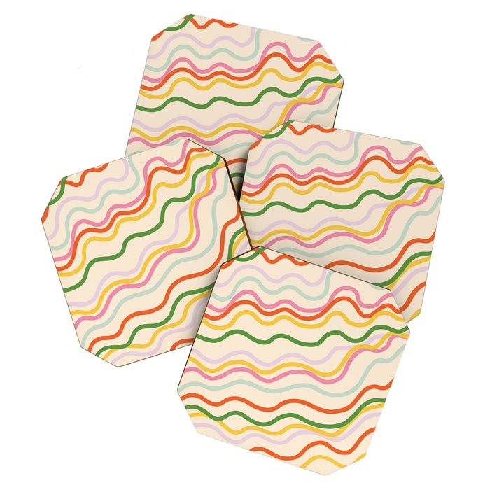 Candy lines Coaster Gallery Image 1