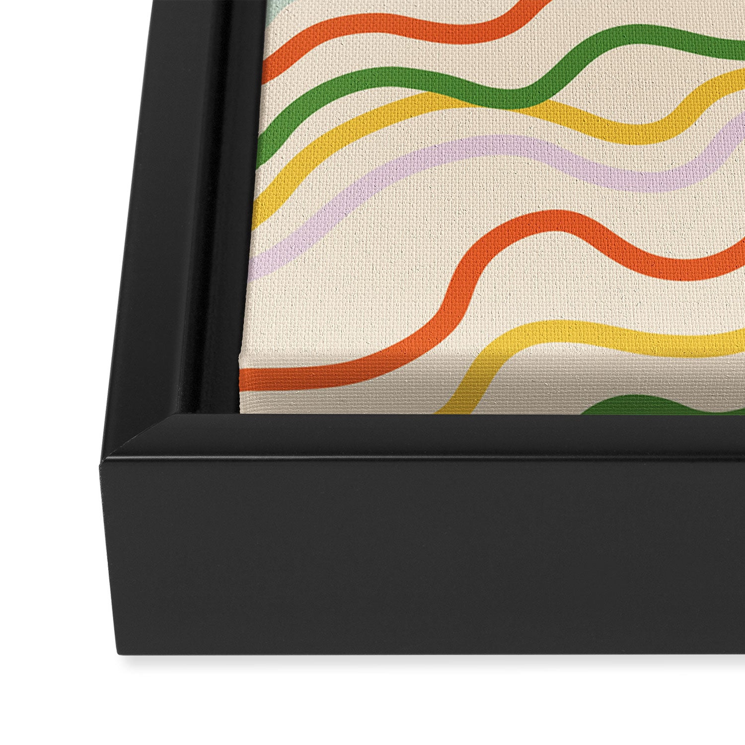 Candy lines Framed Canvas Print Gallery Image 3
