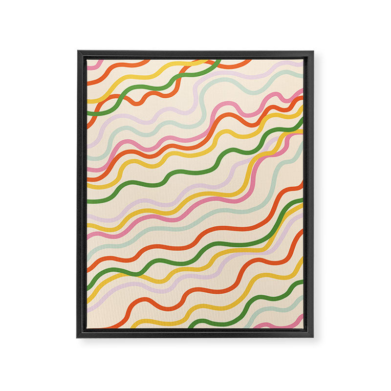 Candy lines Framed Canvas Print Gallery Image 8