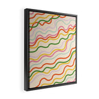Candy lines Framed Canvas Print Gallery Image 2