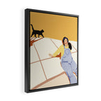 Cat Lover Framed Canvas Print Gallery Image 2