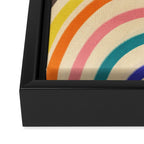 Chasing rainbows Framed Canvas Print Gallery Image 3