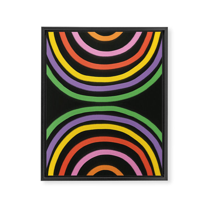 Chasing rainbows II Framed Canvas Print Gallery Image 1