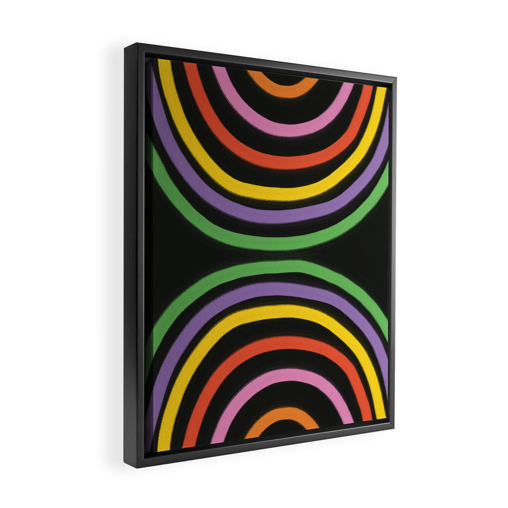 Chasing rainbows II Framed Canvas Print Gallery Image 2