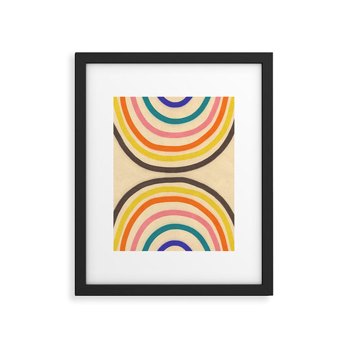 Chasing rainbows Framed Art Print Gallery Image 1
