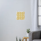 Check and Flowers Art Print Gallery Image 3
