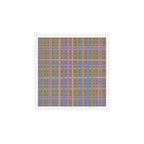 Checks Inspired by PANTONE 17 1230 Mocha Mousse Art Print Gallery Image 1