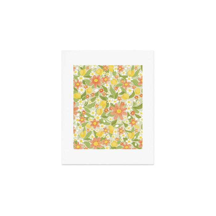 Christina Light Flower Pattern Art Print Gallery Image 1