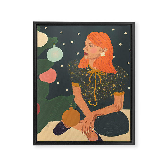 Christmas beauty Framed Canvas Print Gallery Image 1