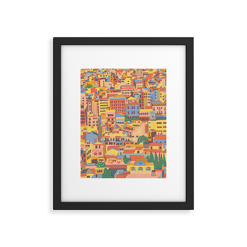 City of Athens Framed Art Print Gallery Image 4