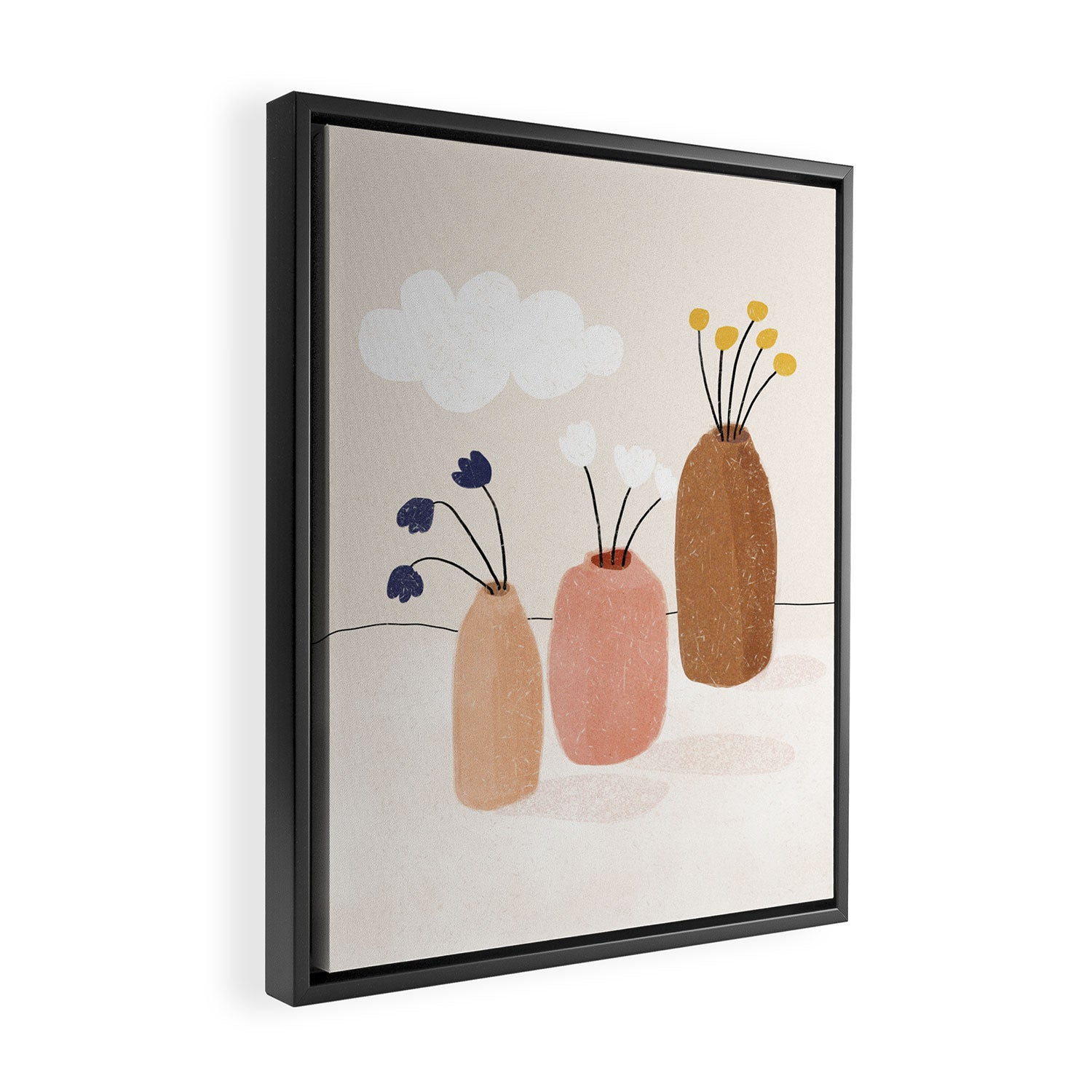 Cloudy Still Life No.2  Framed Canvas Print Gallery Image 2