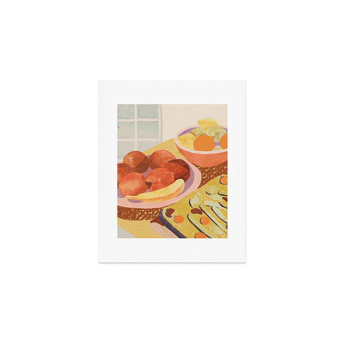 Colorful Dinner Art Print Gallery Image 1