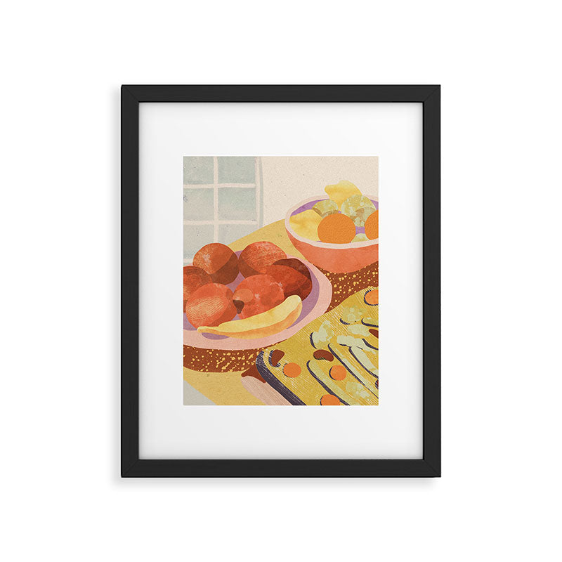Colorful Dinner Framed Art Print Gallery Image 6