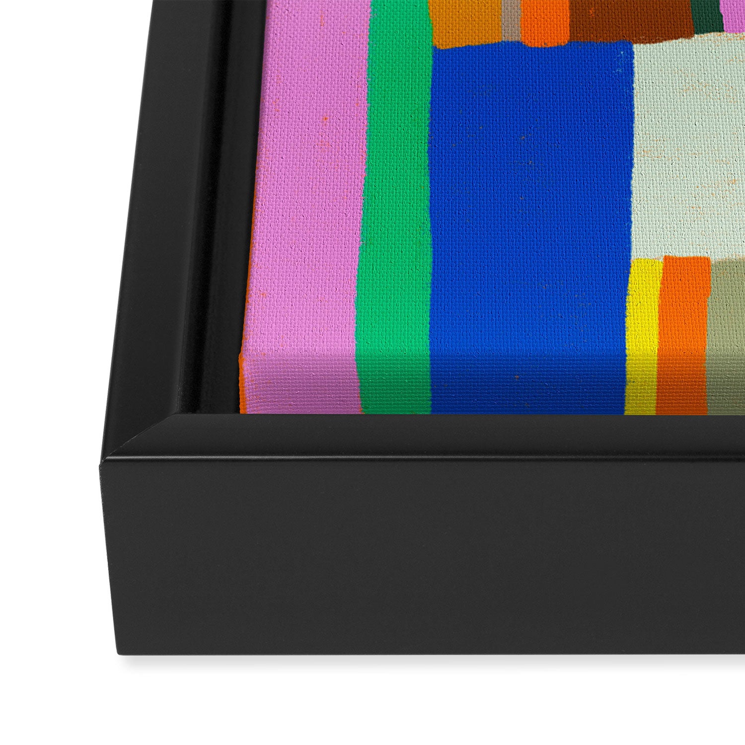 Colour play Framed Canvas Print Gallery Image 3