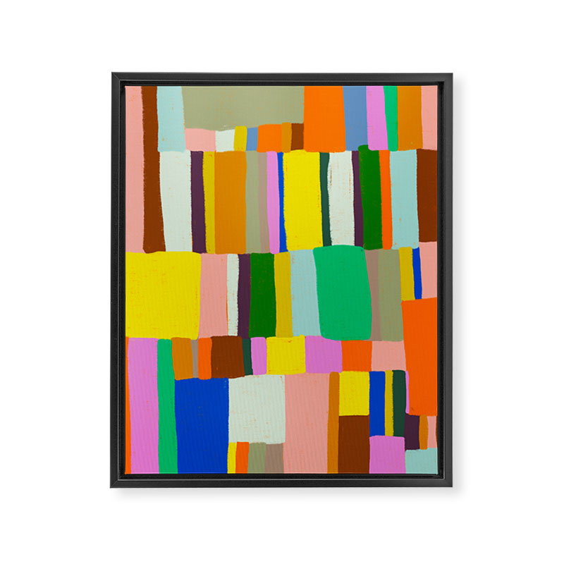 Colour play Framed Canvas Print Gallery Image 8
