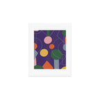 Colourful Figures Art Print Gallery Image 1