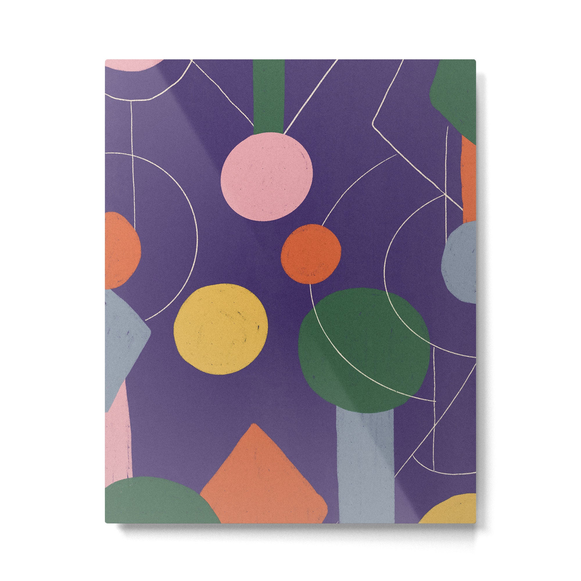 Colourful Figures Metal Print Gallery Image 6