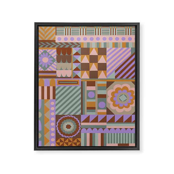 Composition #03 Framed Canvas Print Gallery Image 1