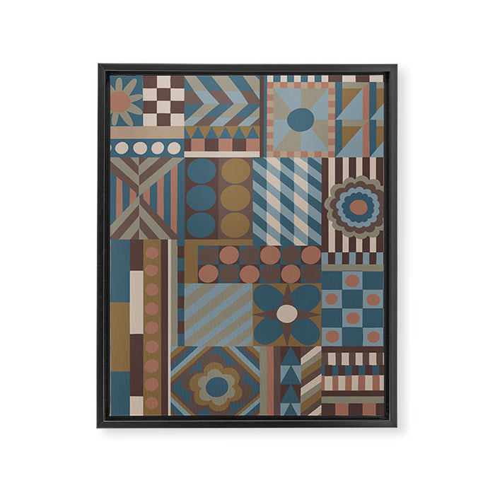 Composition 5 Framed Canvas Print Gallery Image 1