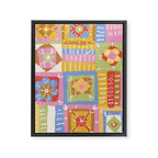 Crochet Patchwork Framed Canvas Print Gallery Image 8