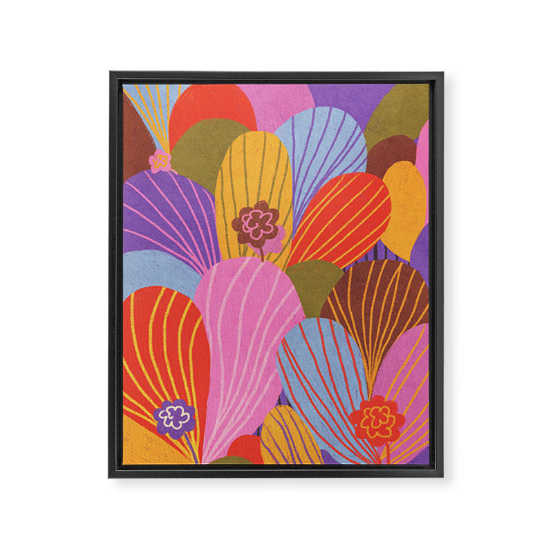 Crocuses Framed Canvas Print Gallery Image 8