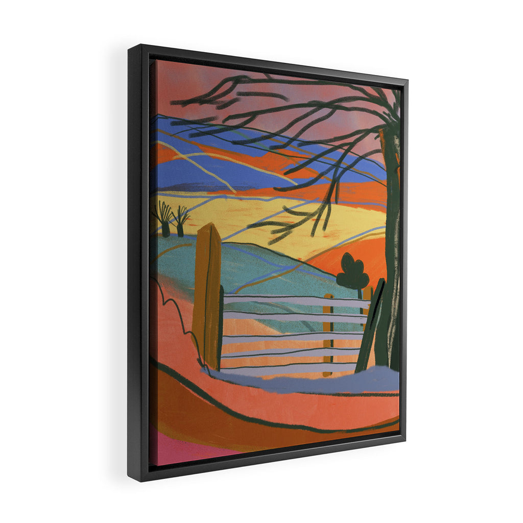Cumbria landscape Framed Canvas Print Gallery Image 2