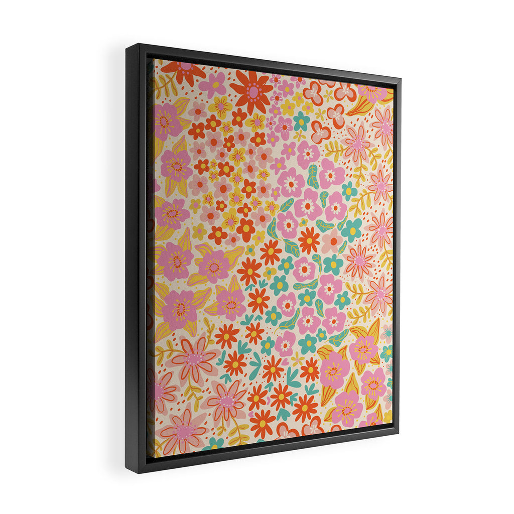Cute meadow Framed Canvas Print Gallery Image 2