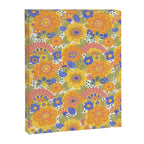 Dalia Floral Orange Pattern Canvas Print Gallery Image 8