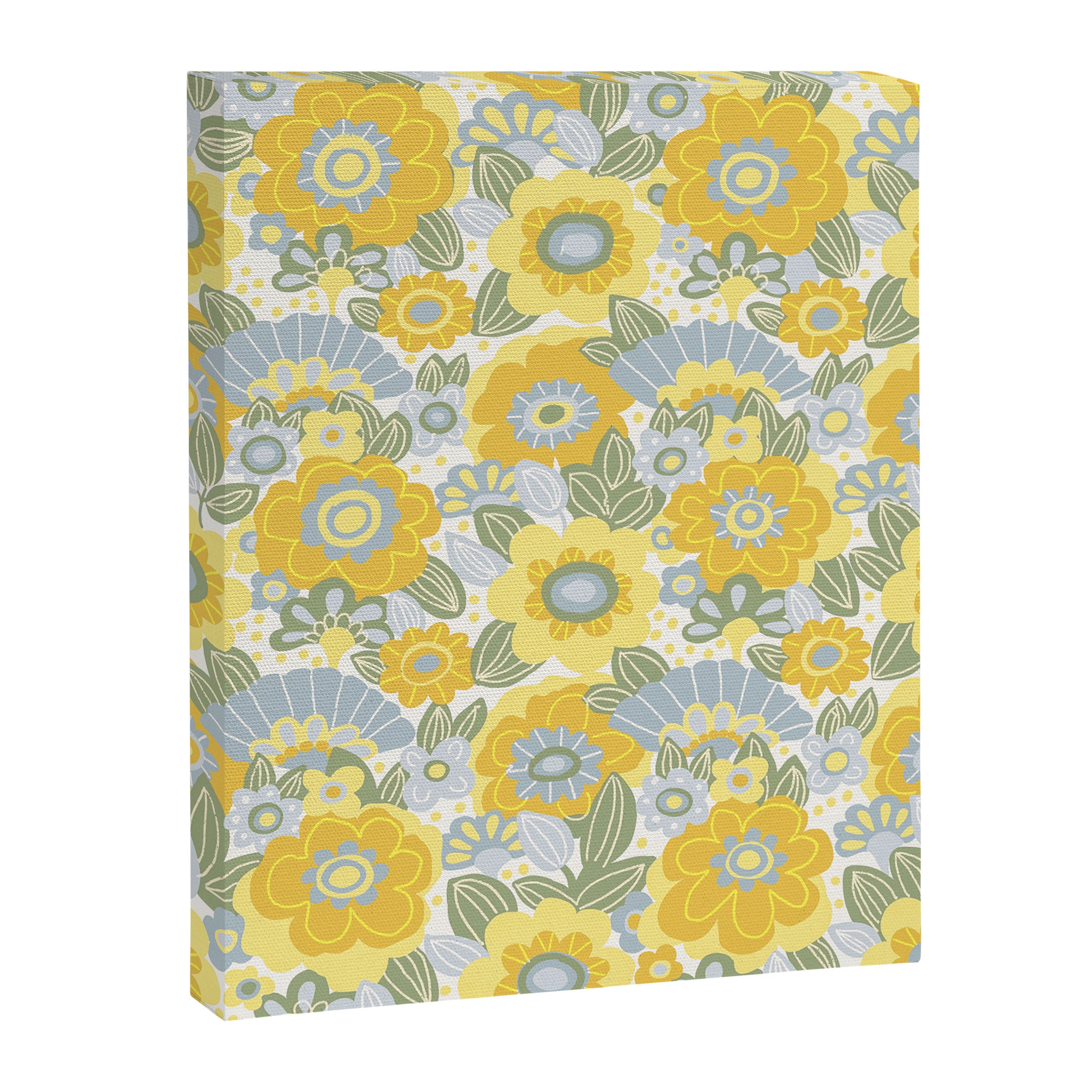 Dalia Yellow Canvas Print Gallery Image 8